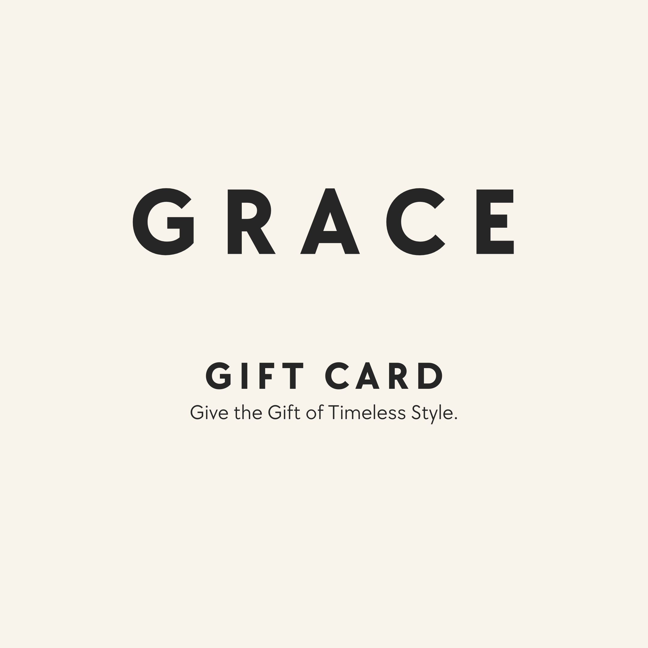 GRACE Gift Card